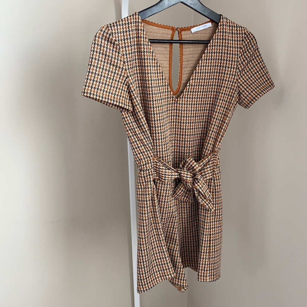 Zara Plaid Romper